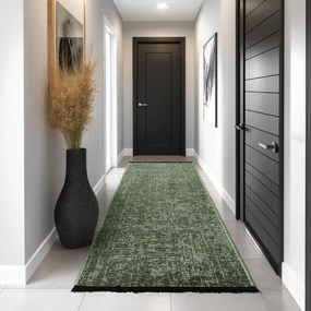 Zielony chodnik odpowiedni do prania 80x250 cm Space 1900 – Ayyildiz Carpets