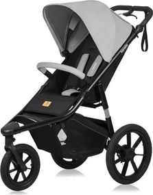 Lionelo - Wózek sportowy AZURA czarny/szary