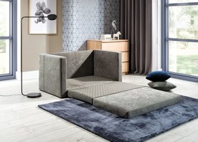 Sofa rozkładana z funkcją spania NEVA szara ELTAP