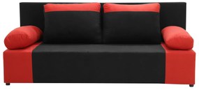 Kanapa sofa 3 os z funkcją spania SONI Granatowy/Czarny