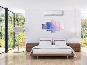 Obraz - Zamarznięta rzeka (125x70 cm)