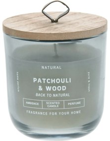 Świeczka w szkle Back to natural, Patchouli & Wood, 250 g