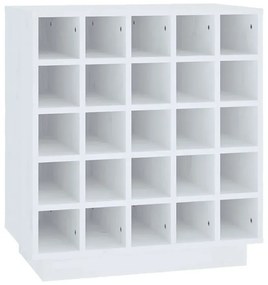 Biała sosnowa szafka na wino E6-G95