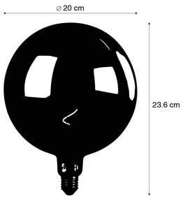 Ściemnialna lampa LED E27 G200 tęczowa 4W 40 lm 2000K