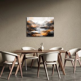 Obraz - Malowanie górskich krajobrazów (70x50 cm)