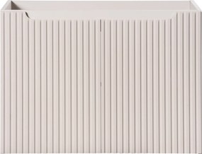 Wisząca szafka umywalkowa 2-drzwiowa Nova 80 cm, kaszmir mat