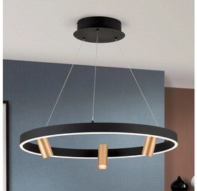 Orion HL 6-1667/3 LED ściemnialny żyrandol na linkach BERLIN LED/50W/230V czarno