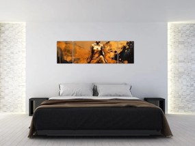 Obraz - Abstrakcja wróżki (170x50 cm)
