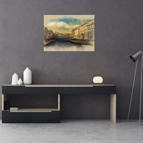 Obraz - Rzeka Mojka, Sankt Petersburg, Rosja (70x50 cm)