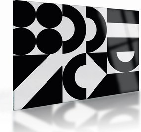 Obraz na szkle - Abstrakcja geometryczna N⁰2 (70x50 cm)
