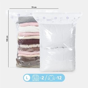 Worek do przechowywania próżniowego Compress LLavender 100 l, 70 x 100 cm, 1 szt.