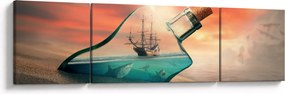 Obraz - Życie w butelce (170x50 cm)