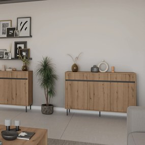 Komoda OSTIA 149 cm do Salonu Sypialni Dąb evoke coast