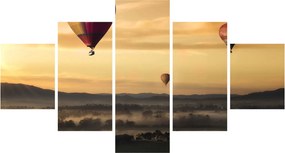 Obraz - latające balony (125x70 cm)
