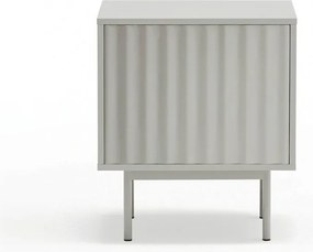 Jasnoszara szafka nocna z matowym wykończeniem Sierra – Teulat