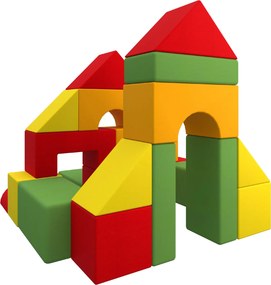 Zestaw klocków piankowych do przedszkola i sali zabaw Happy Castle Max