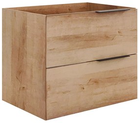 Szafka łazienkowa wisząca   - Jasny naturalny kolor - 60 cm - NISAYA