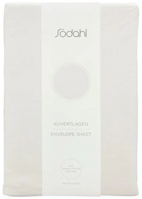 Białe bawełniane prześcieradło z gumką 90x200 cm Calm – Södahl