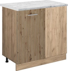 Szafka narożna dąb rzemieślniczy 86x60x81.6 r-line