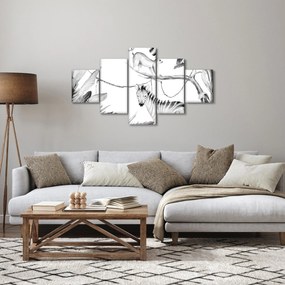 Obraz - Akwarelowa dżungla (125x70 cm)