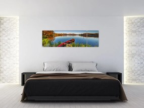 Obraz czerwonej kropki (170x50 cm)