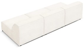 Kremowa sofa z materiału bouclé 240 cm Jodie – Micadoni Home