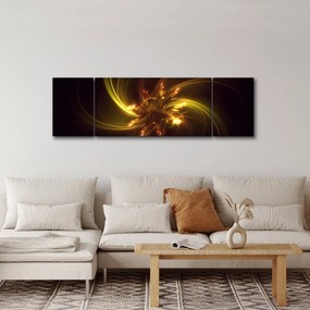 Obraz - abstrakcja śmigieł (170x50 cm)