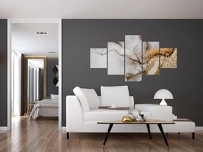 Obraz - Atrament marmurkowy (125x70 cm)