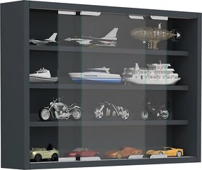 Wiszący wyświetlacz ścienny szafki szklanej Agisa M