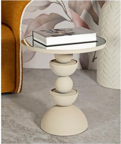 Okrągły stolik ze szklanym blatem ø 40,5 cm Dune – Mauro Ferretti