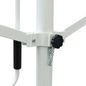 Kremowe rozkładane zadaszenie ogrodowe P8-Z09