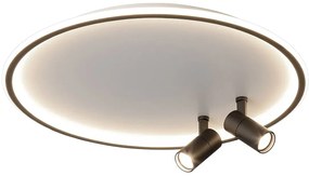 Okrągły ledowy plafon z 2 ruchomymi reflektorami - A507 F4-N67