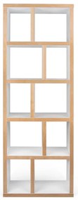 Biało-naturalny regał 70x198 cm Berlin – TemaHome