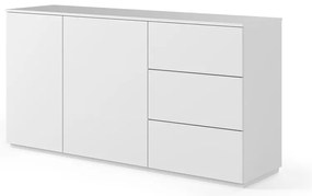 Biała komoda z drzwiczkami i szufladami TemaHome Join, 160 x 84 cm