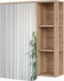 Szafka z lustrem sonoma 60x20x75 karen