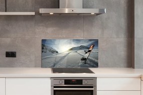 Panel nad Blat Kuchenny Snowboard w Zimowych Górach