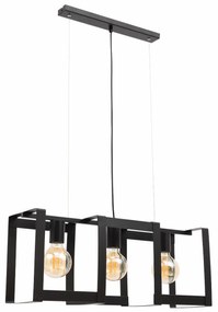 Lampa wisząca GIORRI II czarna ELTAP