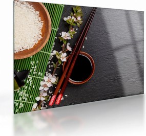 Obraz na szkle - Sushi (70x50 cm)