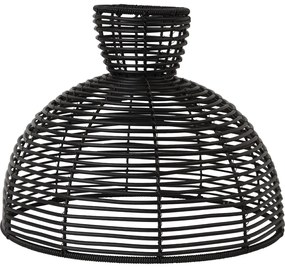 Czarny klosz do wiszące lampy ogrodowej Star Trading Runde, ø 37,5 cm
