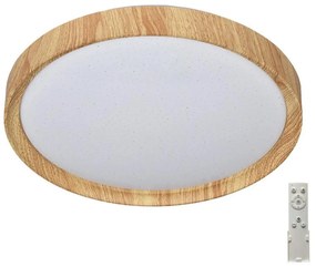 Prezent 71330-LED Dimmable ceiling jasny WOODEN LED/33W/230V 3000-6500K+ ZS