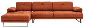Orange Artie Mustang sofa narożna, lewy narożnik