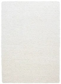 Dywan shaggy jednokolorowy krem 160 cm x 230 cm