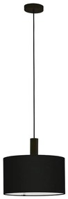 Eglo 33354 - Lampa wisząca na przewodzie AMANI 1xE27/60W/230V śr. 38 cm czarna