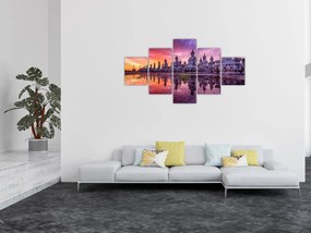 Obraz - Budda podczas zachodu słońca (125x70 cm)