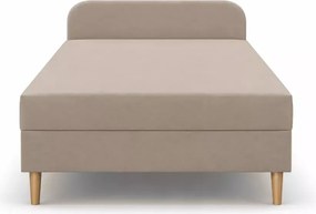 Łóżko kontynentalne Peggie 80x200 / 90x200 / 120x200 z wbudowanym materacem bonellowym