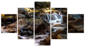 Obraz skalistego strumienia (125x70 cm)