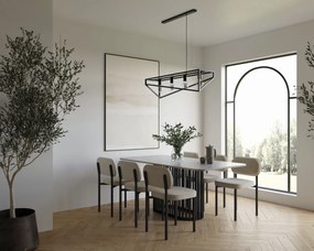 Lampa wisząca ELUVIES czarna ELTAP