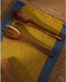 Drewniany sztućce do sałatek Zairin – Kave Home