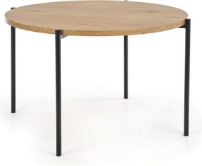 Okrągły stół do jadalni na stalowych nogach Morgan