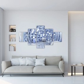 Obraz - abstrakcja 3D (125x70 cm)